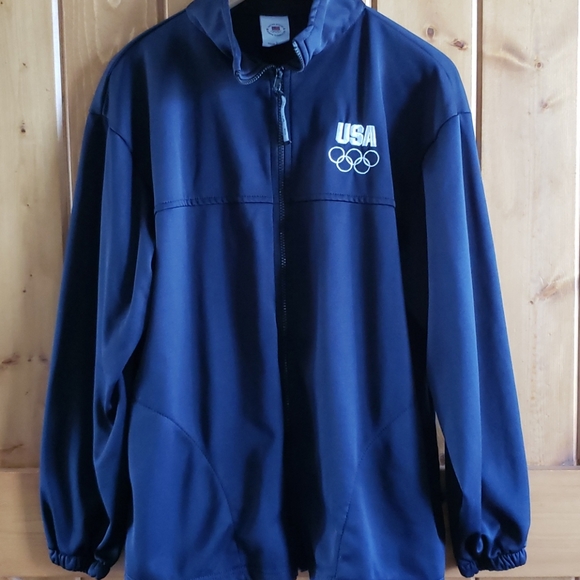 us Olympic committee Jackets & Blazers - USA US Olympics Commitee Athletic zip Jacket navy